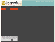 Tablet Screenshot of lacapsule.com